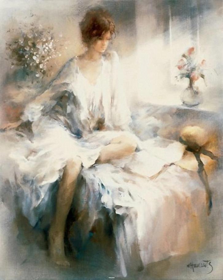 Willem Haenraets ingelijste gesigneerde lithografie 90x70 cm, Antiek en Kunst, Kunst | Litho's en Zeefdrukken, Ophalen
