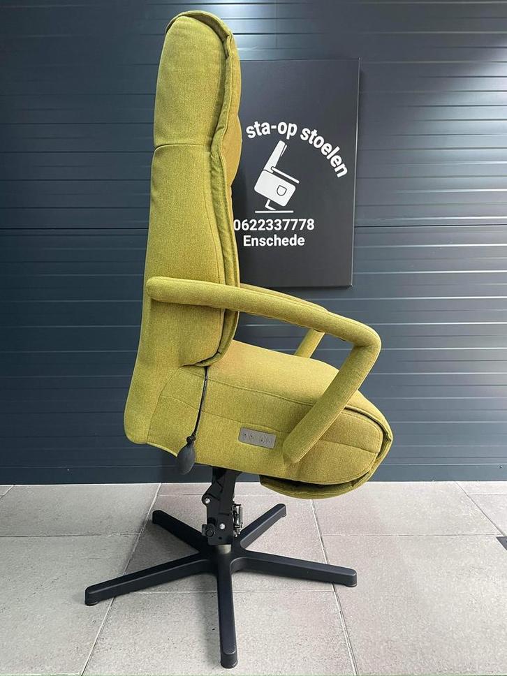 Sta op stoel merk prominent, Huis en Inrichting, Fauteuils, Zo goed als nieuw, Stof, 50 tot 75 cm, Minder dan 75 cm, Ophalen