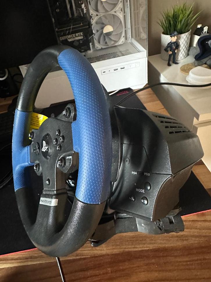 Thrustmaster T150 RS Racing Wheel Blauw met pedalen, Spelcomputers en Games, Spelcomputers | Sony PlayStation Consoles | Accessoires