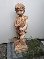 Gietijzeren tuinbeeld. Antieke Putti., Ophalen, Gebruikt, Metaal, Overige typen