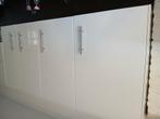 4 bovenkasten, wit glans, Huis en Inrichting, Keuken | Keukenelementen, Ophalen, Gebruikt, Wit, 50 tot 100 cm