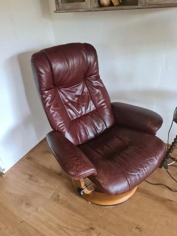 Lederen Relaxfauteuil beschikbaar voor biedingen