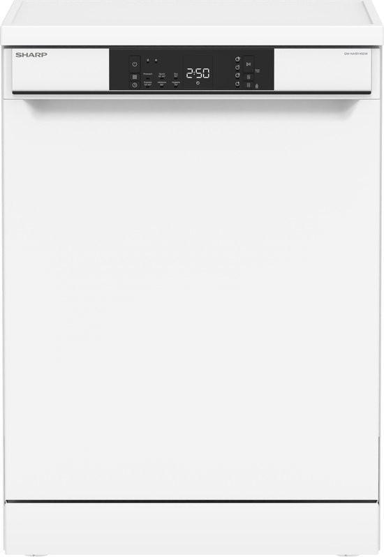 Nieuwe vrijstaande Vaatwasser Sharp QW-NA1EF45DW-EU, Witgoed en Apparatuur, Vaatwasmachines, Minder dan 85 cm, Eco programma, Ophalen
