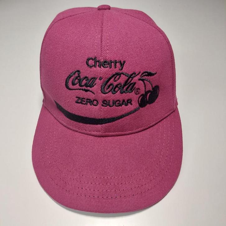 Cherry Coca Cola Snapback Pet, Kleding | Heren, Hoeden en Petten, Zo goed als nieuw, Pet, One size fits all, Verzenden