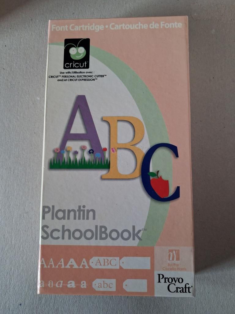 Cricut Plantin SchoolBook Cartridge, Ophalen of Verzenden, Zo goed als nieuw