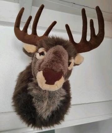 Pluche Eland Hertenkop Wanddecoratie beschikbaar voor biedingen