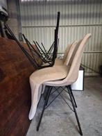 Kick kuipstoelen 6x Velvet Champagne, Huis en Inrichting, Stoelen, Ophalen of Verzenden, Gebruikt, Overige kleuren, Vijf, Zes of meer stoelen