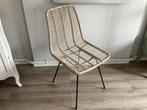 Stevig rotan stoeltje met metalen frame, Huis en Inrichting, Ophalen, Overige kleuren, Zo goed als nieuw, Eén