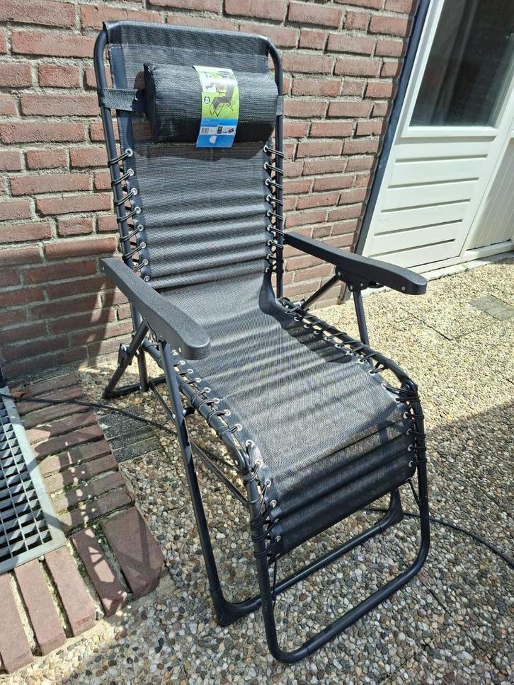 Verstelbare ligstoel/tuinstoel, Tuin en Terras, Tuinmeubel-accessoires, Zo goed als nieuw, Ophalen of Verzenden