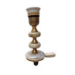 Vintage onyx marmeren lampenvoet, jaren 60, Huis en Inrichting, Lampen | Tafellampen, Gebruikt, Vintage, Ophalen of Verzenden
