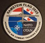 NATO Ramstein flag 2025 patch, Verzamelen, Luchtvaart en Vliegtuigspotten, Ophalen of Verzenden, Zo goed als nieuw, Patch, Badge of Embleem