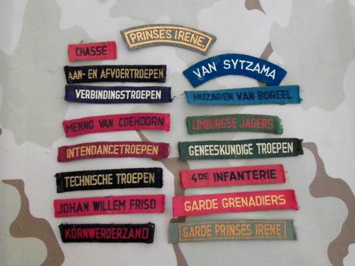 Kaveltje naamlinten Koninklijke Landmacht, Verzamelen, Militaria | Algemeen, Landmacht, Embleem of Badge, Nederland, Verzenden