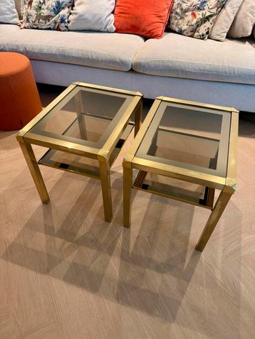 Set vintage bijzettafels- Italiaans design beschikbaar voor biedingen