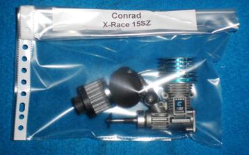 Conrad X-Race 15SZ .15 Engine (motor) met backplate  beschikbaar voor biedingen