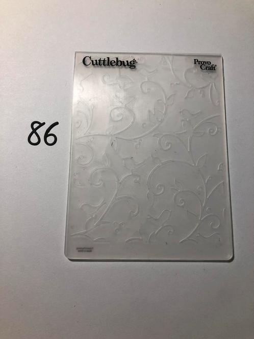 Embossing folder 86, Hobby en Vrije tijd, Kaarten | Zelf maken, Zo goed als nieuw, Pons of Mal, Overige thema's, Ophalen of Verzenden