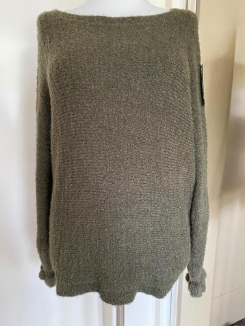 trui Made in Italy 42/44 groen mohair NIEUW  beschikbaar voor biedingen