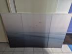 3 Luik op canvas met zee en vogels, Ophalen