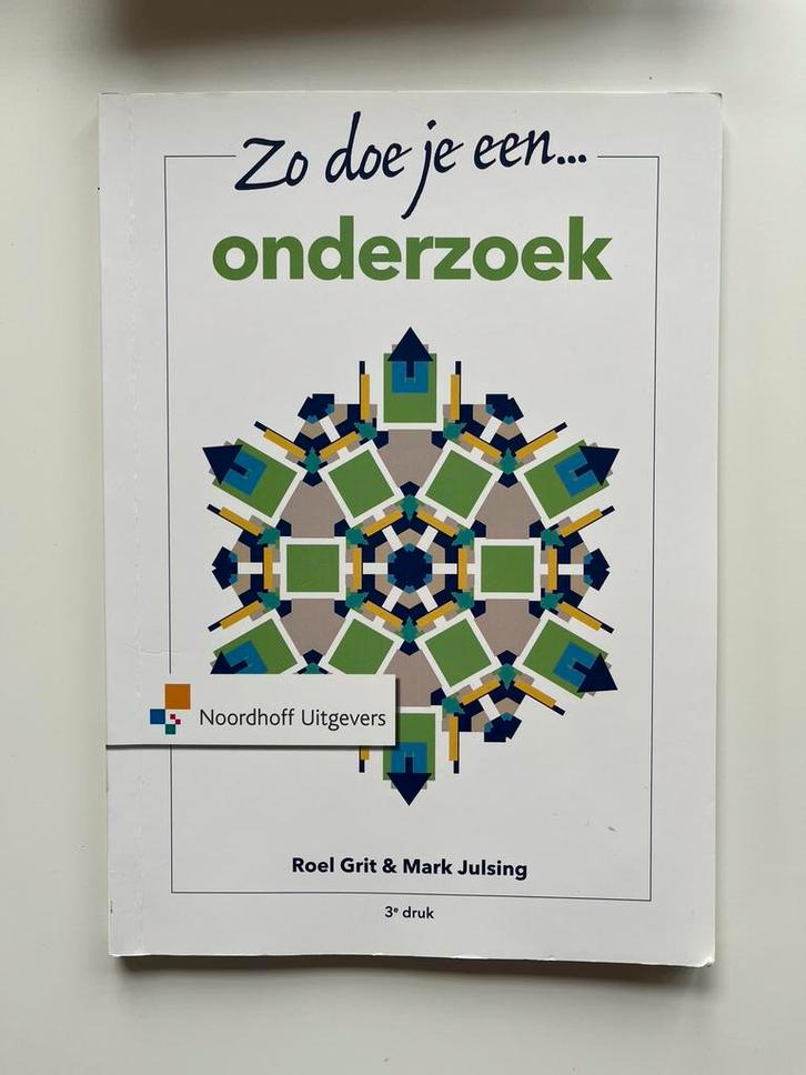Zo doe je een onderzoek, Boeken, Wetenschap, Zo goed als nieuw, Ophalen of Verzenden