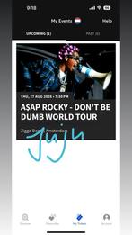 Asap rocky concert amsterdam ziggo dome zit plek, Eén persoon