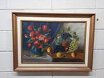 Mooi stilleven met Fruit en Bloemen, Antiek en Kunst, Kunst | Schilderijen | Klassiek, Ophalen of Verzenden