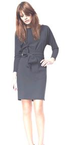 Grijze jurk ladress carla mt s la dress, Verzenden, Zo goed als nieuw, Maat 36 (S), LaDress