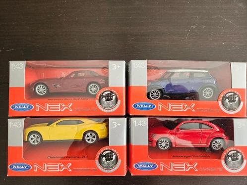 4 nieuwe Welly Nex modellen1:43, Hobby en Vrije tijd, Modelauto's | 1:43, Nieuw, Overige typen, Overige merken, Ophalen of Verzenden