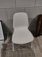 Plastic stapelbare stoel ikea 2x, Twee, Kunststof, Gebruikt, Wit
