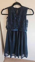 Name It Feestjurk Navy Maat 134, Meisje, Ophalen of Verzenden, Zo goed als nieuw, Jurk of Rok