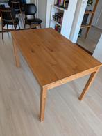 Houten bureau/tafel, Huis en Inrichting, Tafels | Eettafels, Ophalen, Gebruikt, 100 tot 150 cm, Tot twee personen