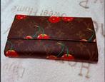 Monogram Cherry portemonnee, Ophalen of Verzenden, Zo goed als nieuw, Bruin