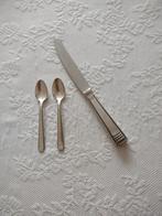 gero 90 model 447 lepeltjes (2) en mes, Antiek en Kunst, Ophalen of Verzenden