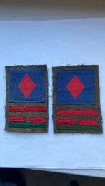 Britse 61st Infantry Division formation signs (paar), Verzamelen, Militaria | Tweede Wereldoorlog, Verzenden, Landmacht, Engeland