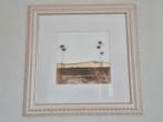 2 schilderijtjes (foto's) in lijst 60x 60, Antiek en Kunst, Kunst | Etsen en Gravures, Ophalen