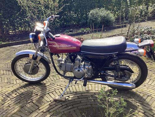 AMF Harley Davidson 350SS rood/zwart, Motoren, Motoren | Oldtimers, Toermotor, 12 t/m 35 kW, 1 cilinder, Minimaal motorrijbewijs A2
