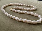 Mooie ketting met grote zoetwaterparels NIEUW, Sieraden, Tassen en Uiterlijk, Kettingen, Ophalen of Verzenden, Nieuw, Beige, Overige materialen