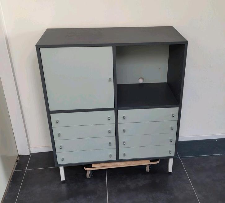 Vintage retro ladenkastje van IKEA, Huis en Inrichting, Kasten | Ladekasten, Gebruikt, Minder dan 100 cm, 50 tot 100 cm, 25 tot 50 cm