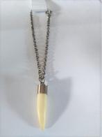CROCK THEETH CHAIN / KRODIL TAND KETTING, Verzenden, Wit, Nieuw, Overige materialen