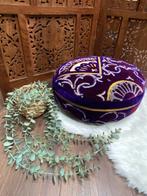 Vloerkussen / Loungekussen / Meditatie kussen / 40x20cm, Huis en Inrichting, ., Paars, Rond, Nieuw