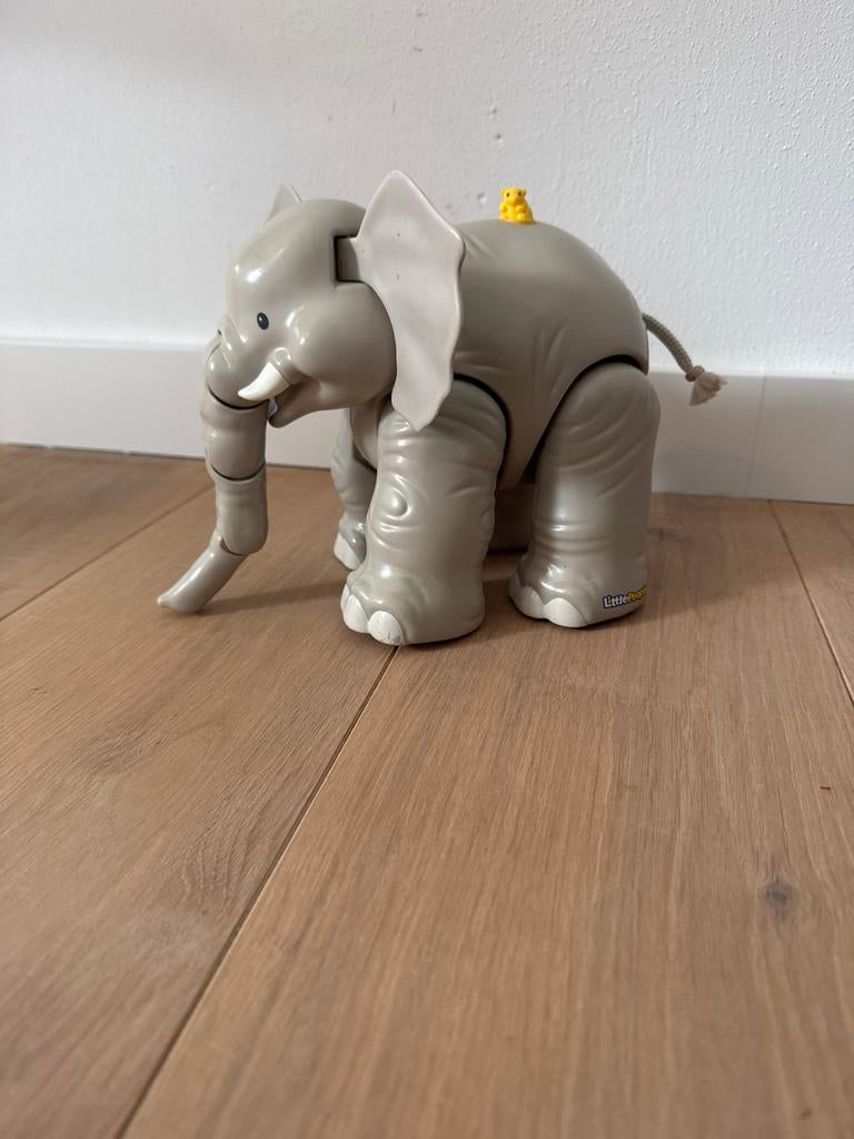 Fisher Price vintage olifant en muis met geluid, Kinderen en Baby's, Speelgoed | Fisher-Price, Ophalen, Met geluid