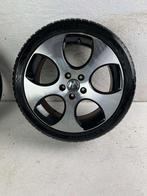 Originele Volkswagen Golf 5 6 GTI velgen 18" 5x112 Detroit, Niet ingevuld, 18 inch, Gebruikt, Banden en Velgen