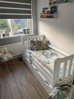 Zeer stevig Peuterbed met 2 lades , wit incl matras+dekbed, Ophalen, Gebruikt, Jongetje of Meisje