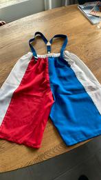 Rood-wit-blauw broek met bretels, Ophalen of Verzenden, Zo goed als nieuw