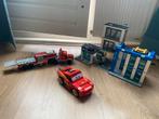 Grote LEGO verzameling met trein, politiebureau!, Kinderen en Baby's, Speelgoed | Duplo en Lego, Ophalen, Gebruikt, Losse stenen