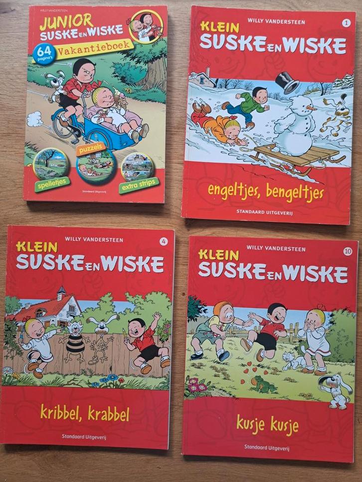 Suske en Wiske strips - Klein en Junior, Boeken, Stripboeken, Gelezen, Meerdere stripboeken, Ophalen of Verzenden
