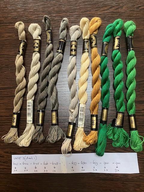 Borduurgaren DMC 5 Coton Perlé 25m nr 642 tm 761 €1,25 nr 3, Hobby en Vrije tijd, Borduren en Borduurmachines, Nieuw, Borduurgaren of Zijde