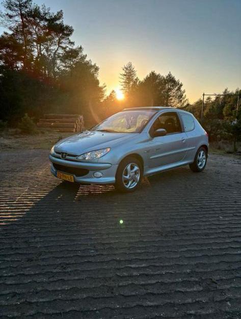 Peugeot 206 1.4 16V XS 3D 2004 Grijs, Auto's, Peugeot, Particulier, ABS, Airbags, Airconditioning, Alarm, Centrale vergrendeling