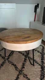 Tafeltje, Huis en Inrichting, Tafels | Salontafels, Ophalen, Rond, 50 tot 100 cm, Zo goed als nieuw