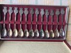 Set Nederlandse provinciewapen‑theelepeltjes verzilverd, Antiek en Kunst, Curiosa en Brocante, Ophalen of Verzenden