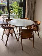 SAV&ØKSE EDSKE eetkamerstoelen. Scandinavisch, 5 stuks, Ophalen, Scandinavisch design van SAV & ØKSE, Zo goed als nieuw, Vijf, Zes of meer stoelen