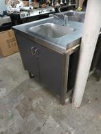 Spoeltafel 95x80x95 cm hoekopstelling, Ophalen of Verzenden, Gebruikt, 25 tot 50 cm, Minder dan 100 cm